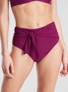 Shirred Tie High Rise Bottom