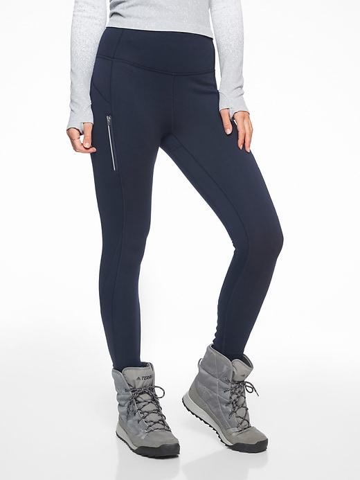 Athleta Womens Primaloft Ridge Tight Navy Size M