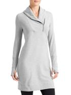 Athleta Womens Om To Home Tunic Size L Tall - Grey Heather