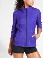 Athleta Womens Distance Jacket Size L - Purple Paradise