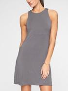 Athleta Womens Reversible Santorini Dress Silver Bells/ Silver Grey Size Xs