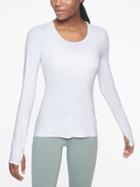 Athleta Womens Chi Top Bright White Size M