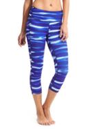 Athleta Womens High Rise H2o Chaturanga Capri Size L Tall - Capri Blue