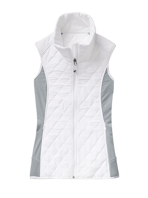 Athleta Womens Upside Vest Size 1x Plus - Bright White