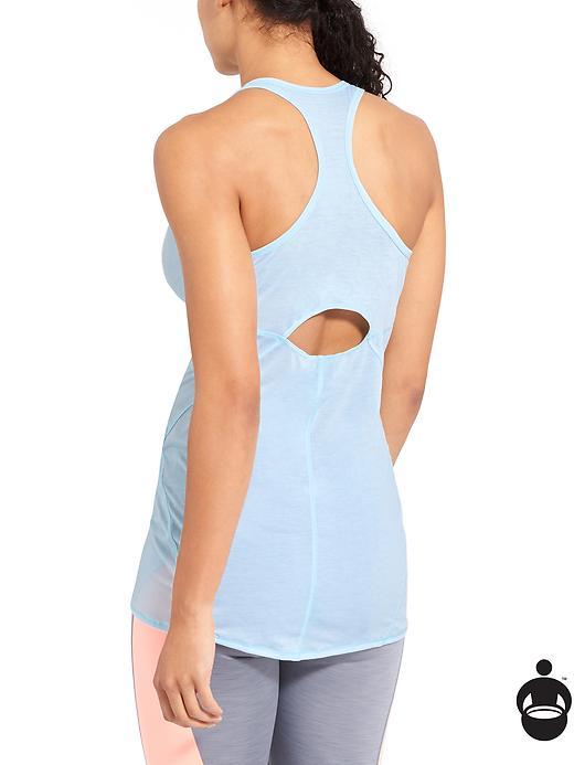 Athleta Womens Cutout Repetition Tank Size M - Blue Tint