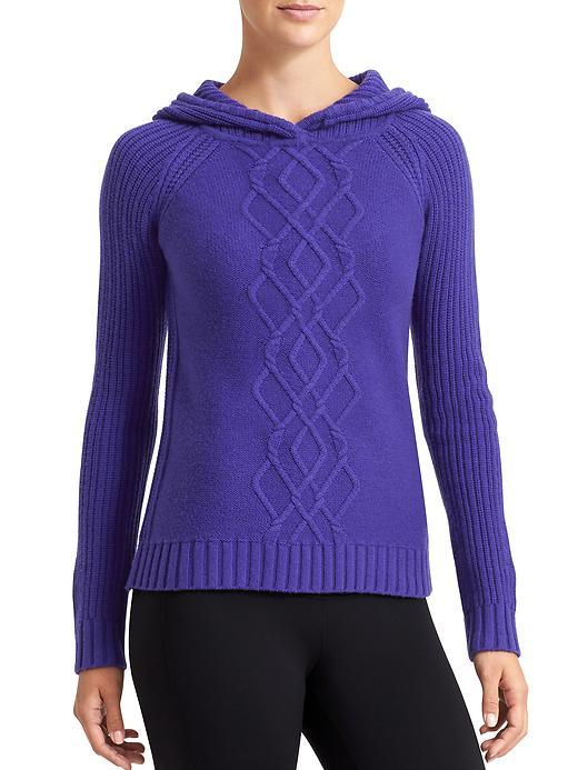 Athleta Womens Merino Cold Spell Hoodie Size 2x Plus - Vibrant Cobalt