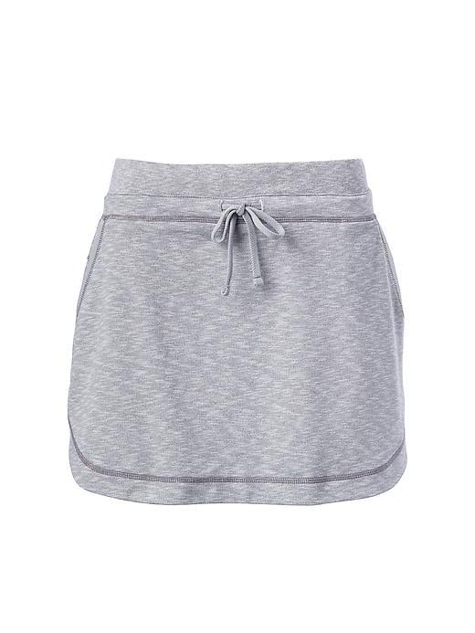 Athleta Womens Techie Terry Skirt Size L Tall - Grey Heather