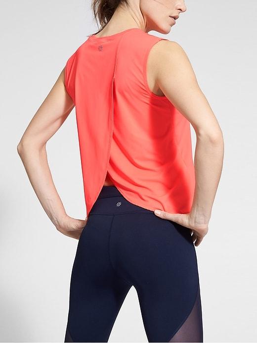 Athleta Womens Sunlover Upf Tank Red It Neon Size Xs