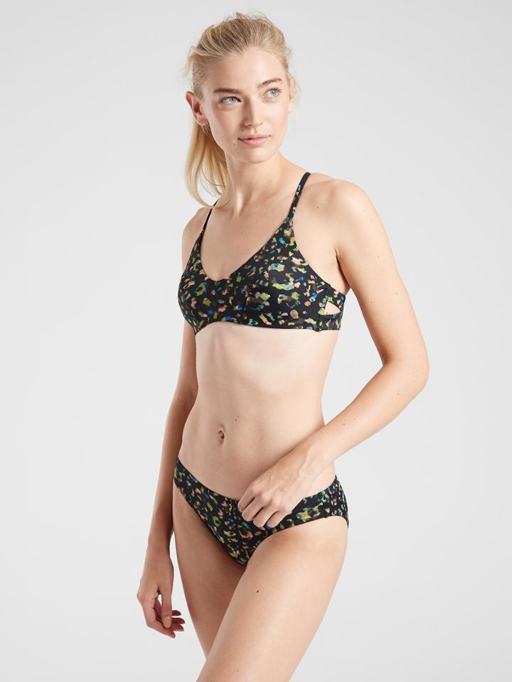 A-c Leopard Triangle Bikini Top