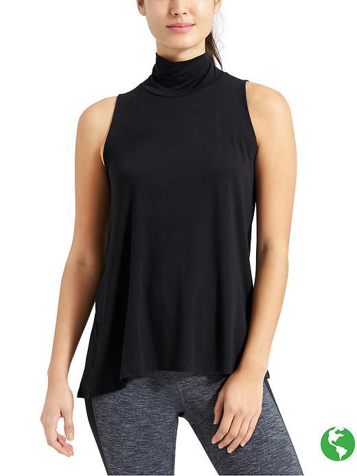 Athleta Womens Turtle Tank Size Xxs - Black