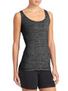 Athleta Womens Odyssey Tank Size L - Black Heather