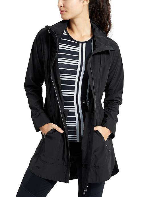 Athleta Womens Drip Drop Jacket Size 1x Plus - Black