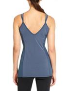 Athleta Womens Point D'esprit Tank Iron Blue Size Xxs