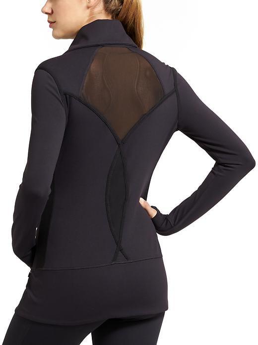 Athleta Womens Blissout Jacket Black Size Xxs