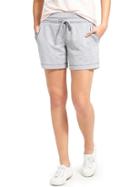 Athleta Womens Techie Terry Short Size S - Grey Heather