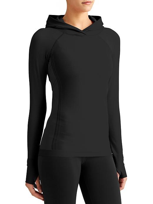 Athleta Womens Neothermal Hoodie Size L - Black