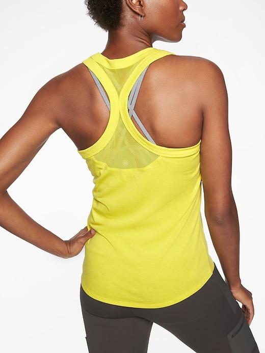 Athleta Womens Topanga Racerback Tank Citrine Size Xxs