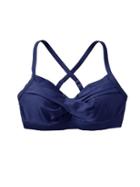 Athleta Womens Twister Bikini Size 32b/c - Dress Blue