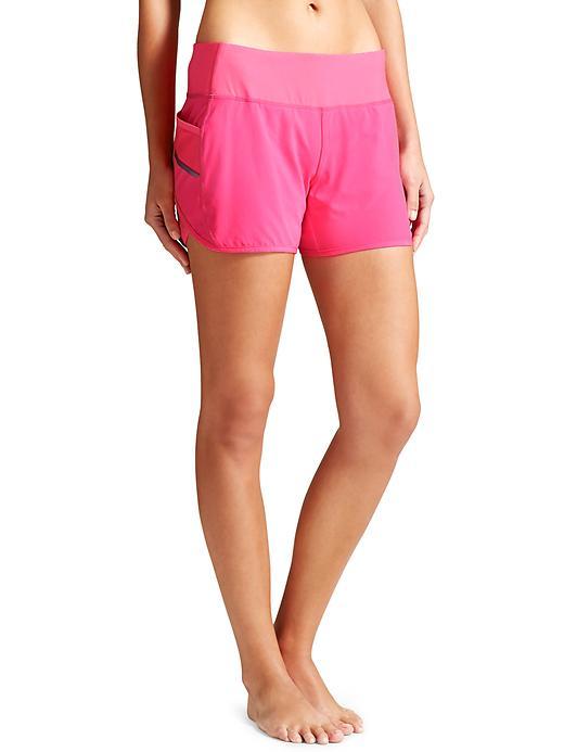 Athleta Womens Ready Set Short Size L - Shocking Pink