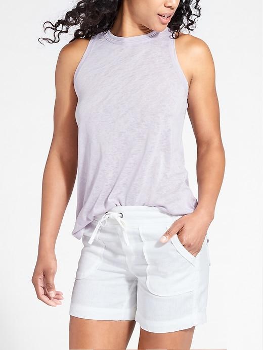 Athleta Womens Breezy Tank Lilac Cloud Size 2x