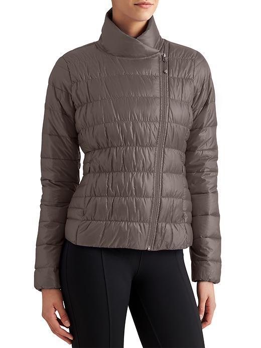 Athleta Womens Downalicious Jacket Size 2x Plus - Foxtail Taupe