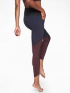 Athleta Womens Chakra Colorblock 7/8 Tight Auberge/ Navy Size Xs