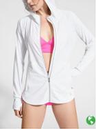 Athleta Womens Baja Upf Jacket Size L - Bright White