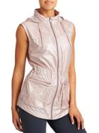 Athleta Womens Shimmer Inspire Vest Size L - Mystic Beige