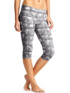 Athleta Womens Diamond Chaturanga Knicker Size L - Flint Grey