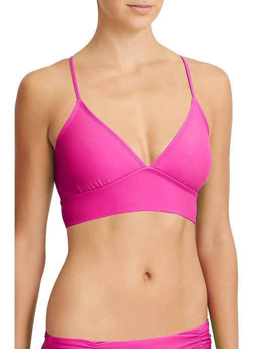 Athleta Womens Strappy Bikini Size L - Hot Pink