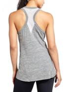 Athleta Womens Utopia Tank Size L - Grey Heather
