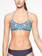 Athleta Womens Monaco Macrame Bikini Top Sapphire Size L