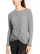 Athleta Womens Birch Top Size L - Grey Heather