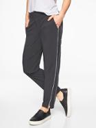 Athleta Womens Brooklyn Luxe Ankle Pant Black/ White Size 14