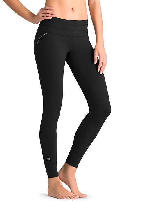 Athleta Womens Relay Tight Size Xs Petite - Black