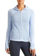 Athleta Womens Outlands Hoodie Cardigan Size L - Pure Blue