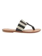 Athleta Womens Banded Sandal By Soludos Black Size 6