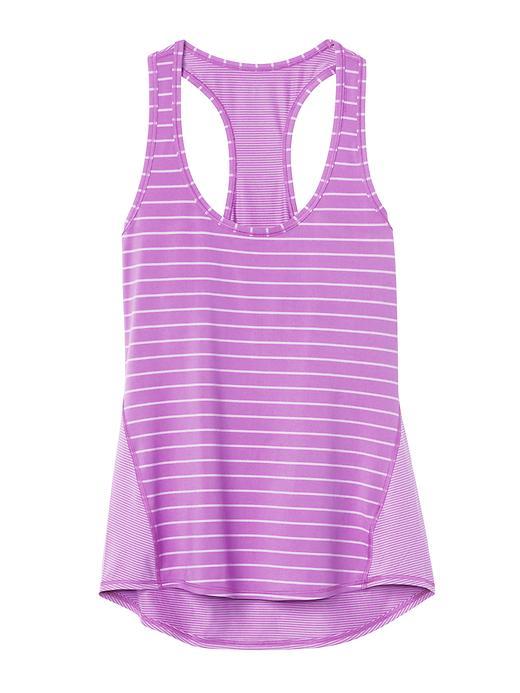 Athleta Womens Chi Tank Varied Stripe Size L - Wild Iris