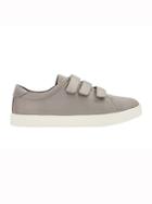 Athleta Womens Sola Triple Strap Sneaker By Dr. Scholls Grey Satin Size 10