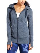 Athleta Womens Cya Strength Hoodie 2 Size 1x Plus - Navy Heather Space Dye