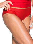 Athleta Womens Shirred Full Tide Bottom Size Xl - Saffron Red