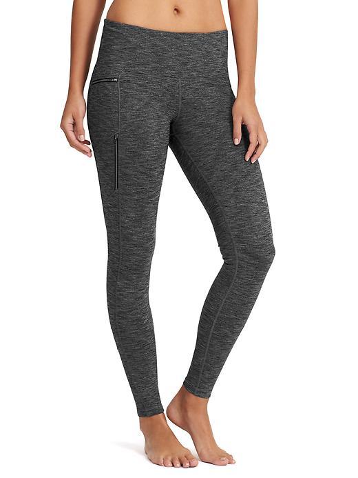 Athleta Womens Sly Drifter Tight Size L - Black Heather
