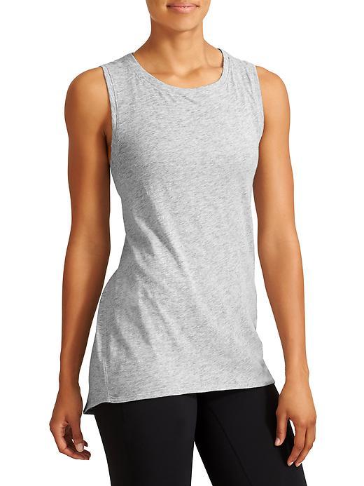 Athleta Womens Daily Tank Size L Tall - Grey Heather