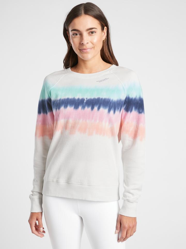 Sundown Tie Dye Stripe Sweatshirt