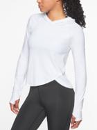 Athleta Womens Sunlover Upf Criss Cross Hoodie White Size M