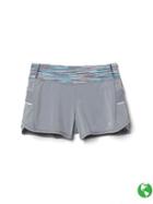 Athleta Record Breaker Short Size M/8-10 - Cobblestone Grey