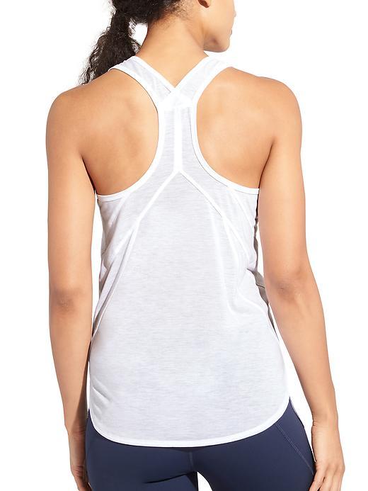Athleta Womens Repetition Tank Size L - Bright White