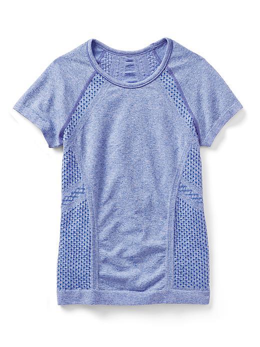 Athleta Dots Tracker Tee Size L/12 - Periwinkle Plus