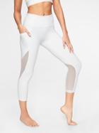Athleta Womens Fearless Mudra Capri White Size 1x