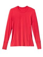 Athleta Womens Take The Heat Top Size L - Red Delicious